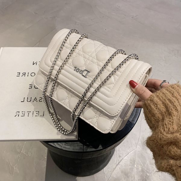 

bag new korean fashion single shoulder small chain square luxury designer handbag leather messenger bags female