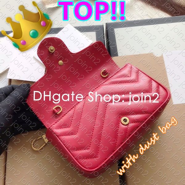 

476433 marmont leather super mini bag designer fashion womens cross body shoulder chain cell phone clutch bag mini pochette accessoires