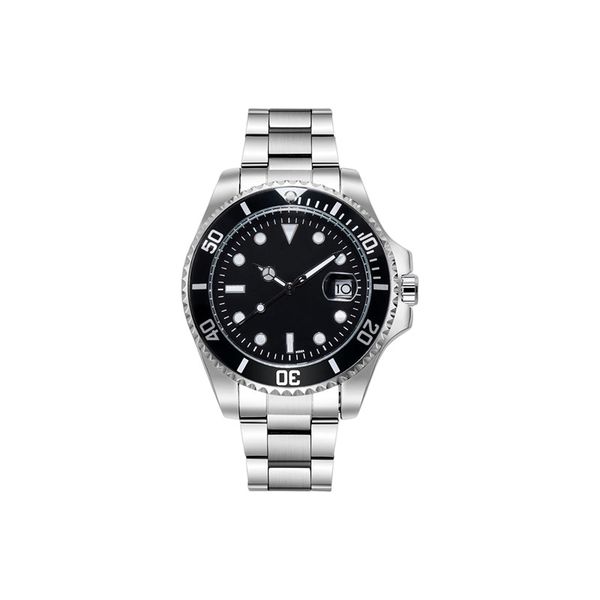 

mens business watch wrist watches factory 41mm stainless steel blue black ceramic sapphire super luminous montre de luxe fashion watches aut, Slivery;brown
