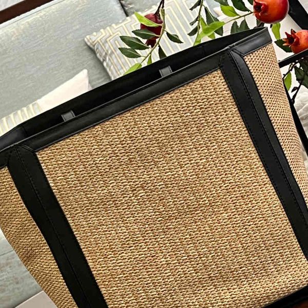 

women tote bags high capacity woven handbag shoulder bagss leather luxury designer brand crossbody female shopping packs 220326 9669