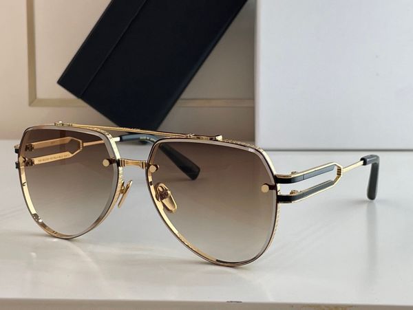 

sunglasses for men and women summer 205f style anti-ultraviolet retro plate oval full frame random box, White;black