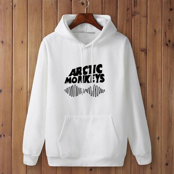 Kadın Hoodies Sweatshirts Sonbahar Kış Kış Maymunları Ses Dalgası Baskılı Polar Uzun Kollu Küleyler Kadın Hip Hop Kaykay Sweatsh