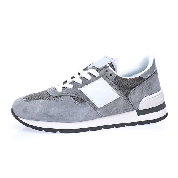 

990v1 sports shoe for men m990 sneakers mens suede running shoes women leather training womens m990v1 trainers m990gry, White;red