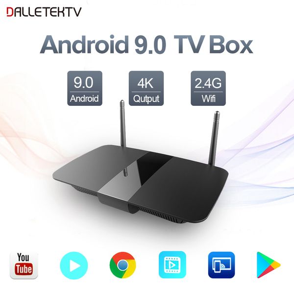 Leadcool Q1504 Amlogic S905W Android TV Set Top Box 2.4g Wi -Fi 4K 60FPS 1080p H.265 Media Player Smart Box