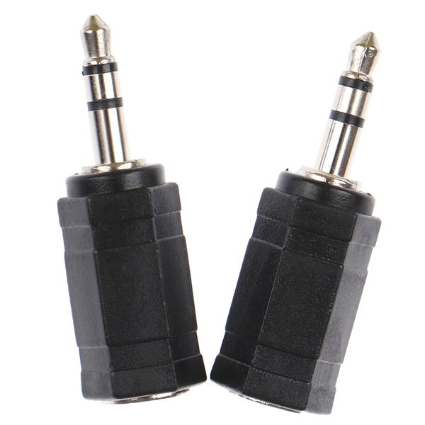 Connettori jack stereo da 3,5 mm maschio a 2,5 mm femmina Audio Pc Phone Cuffie Convertitore auricolare Spina cavo adattatore