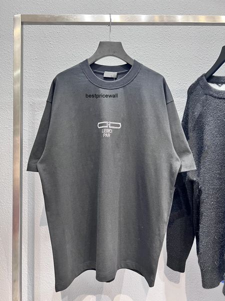 

balencaigass men's t-shirts high version 22ss summer new paris diamond alphabet print couple os t-shirt short sleeve tee tip4, White;black