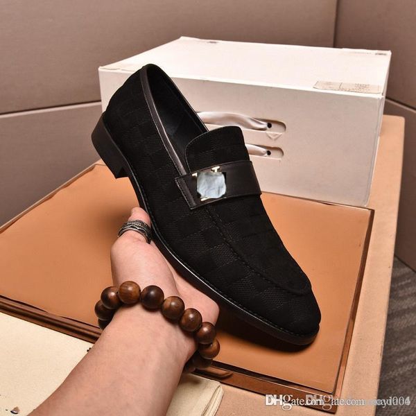 A4 10 Stil Loafer Herren Schuhe PU Leder Einfarbig Lässige Mode Einfach Täglich Jugend Trend Klassische Business Kleid Schuhe Größe 38-45