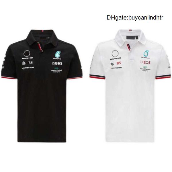

designer luxury petronas men's t shirts mercedes amg f1 formula one racing polos women casual short sleeve t-shirts benz polo lewis 67c, White;black