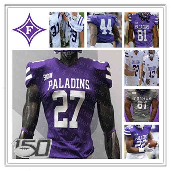 Xflsp Personalizzato Ncaa Furman Paladins College Football Maglie Darren Hamp Sisson Devin Wynn Noah Henderson Shiflett THOMAS GORDON Abrams