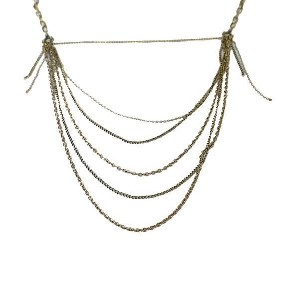 

stud do old palace long wind restoring ancient ways multilayer necklace sweater chain, Golden;silver