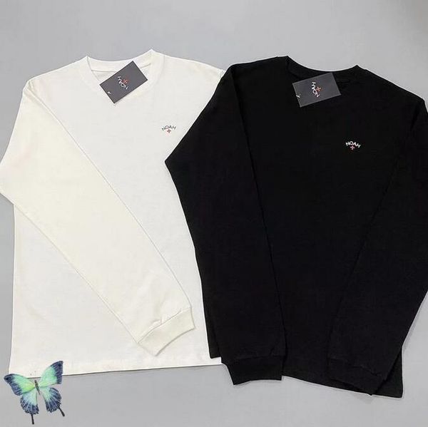 

long sleeve t-shirt men women casual t shirt, White;black