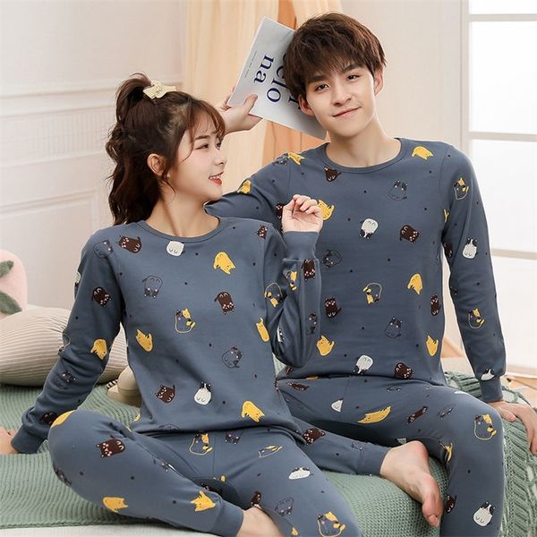 Ragazzi Animali Gatti Pigiama per 9 10 12 16 anni Bambini Sleepwear Teen Girl Cotton Night Suit Baby Homewear Pigiama Bambini Pigiama 220426