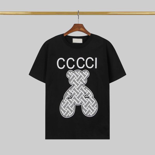 

2022 mens designer t shirt summer womens tshirt style patterns embroidery with letters tees short sleeve casual shirt asian size m-xxxl w15, White;black