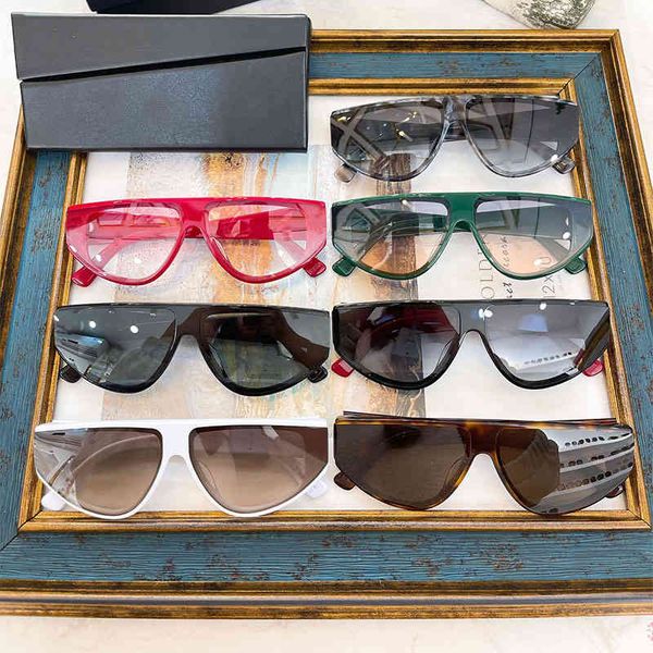

2022 new women fashion half fram sunglass luxury dign uv 400 polarized lady eyeglass brand eyeglasses sun glasses for men uv400, White;black