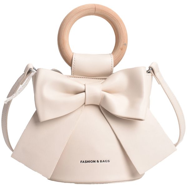 

luxury designer bags bow bucket bag leisure tote bag letter fanny pack handbags pu mini handbag simple shoulder purse fashionable messenger
