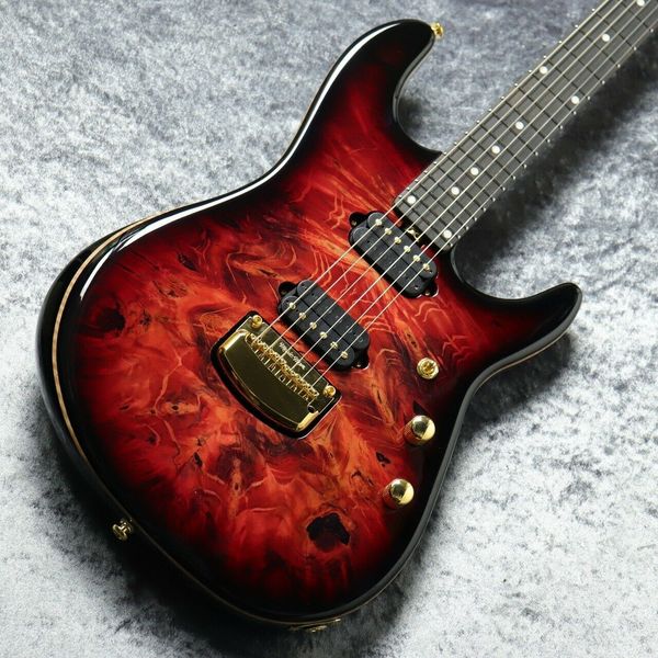 

music man lass~rorschach red~electric guitar