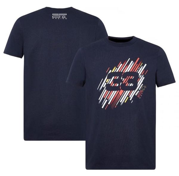 T-shirt F1 a maniche corte tuta da corsa estiva squadra T-shirt ad asciugatura rapida tuta per auto plus size può essere personalizzata