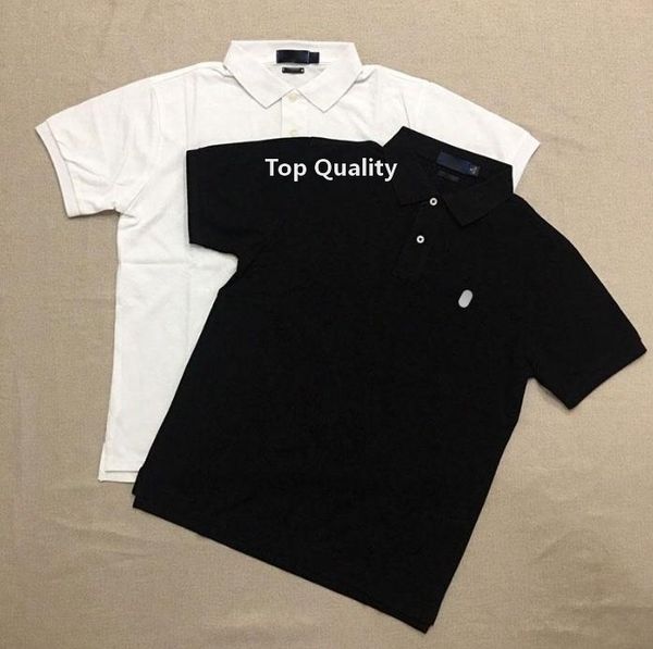 

mens polos t-shirts men tee small horse polo homme summer paul shirt rl embroidry t -shirts high strend shirts tee asian plus size s-2xl, White;black