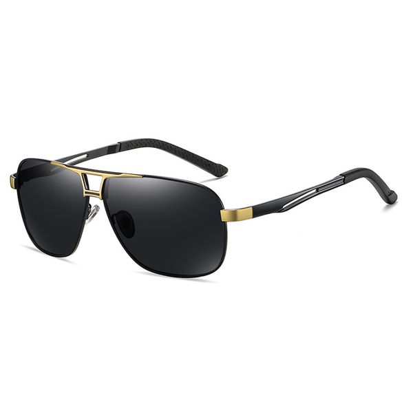 

2022 new men's polarized high-definition sunglasses driving sunglasses tac lenses 8708, White;black