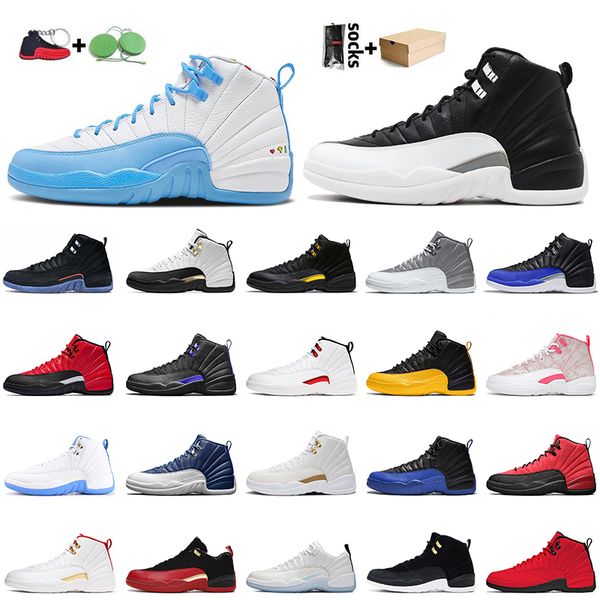 

high cut jumpman 12 basketball shoes size 36-47 women mens 12s playoffs stealth hyper royal reverse flu game black taxi french blue utility