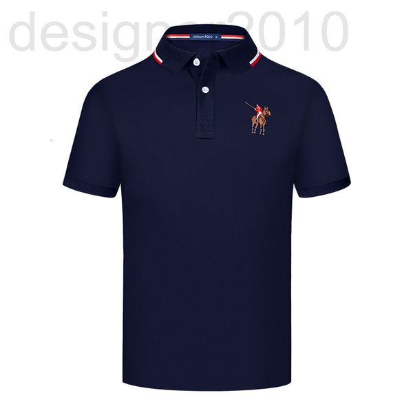 

men's polos designer royal paul short sleeve business lapel polo men's 2022 summer new solid t-shirt casual t-shirt o46b, White;black