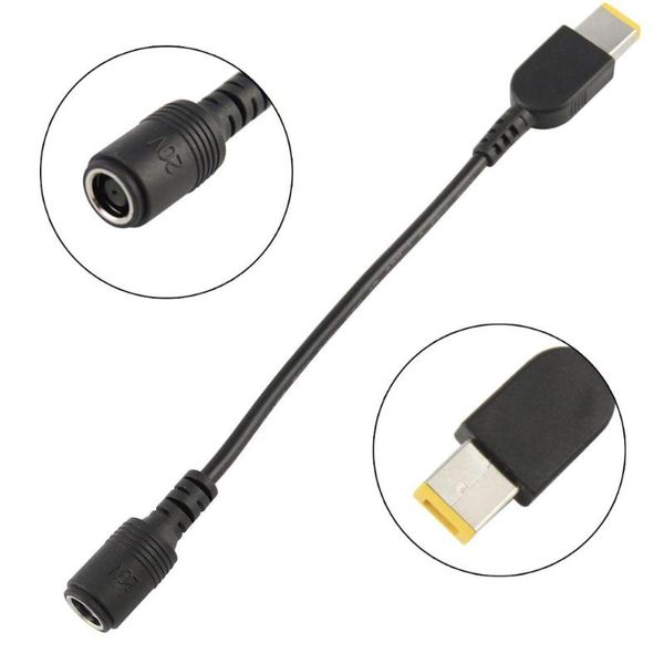 Bilgisayar Kabloları Konektörleri Lenovo için Güç Uçu Adaptör Bağlayıcı Dönüştürücü Tusunma Tur 7.9mm x 5.5mm - Slim Square Yoga IdeaPad Dongl