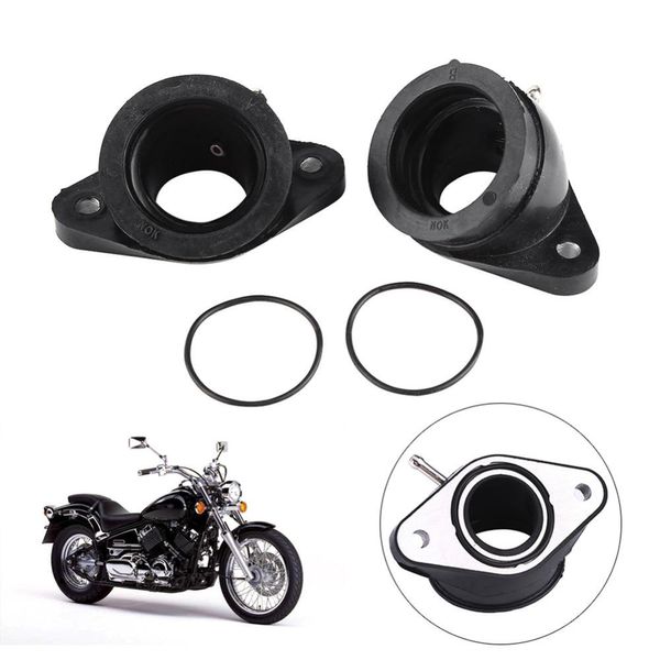 Motosiklet Karbüratör Adaptörleri Carb Emme Arabirimi Adaptörleri Yamaha XV400 XV500 XV535 Motocicleta Aksesuarları