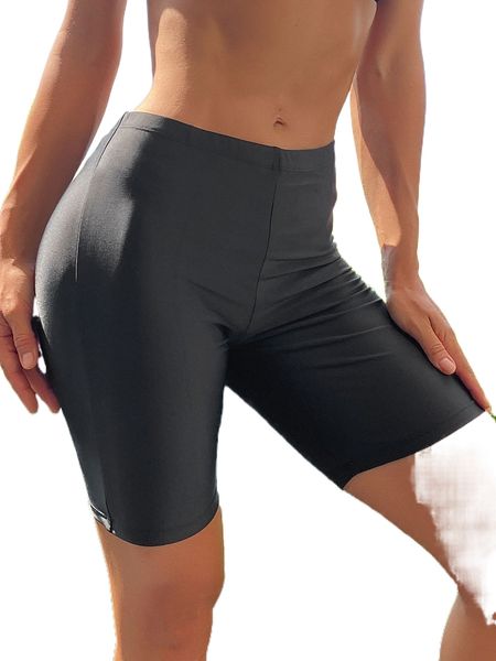 

solid shorts bikini bottom 25nd#, White;black