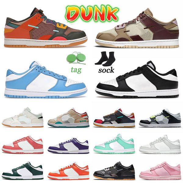 

casual scrap low designer shoes men latte outdoor women sports tariners unc coast triple pink off tael zeal black white panda paisley univer