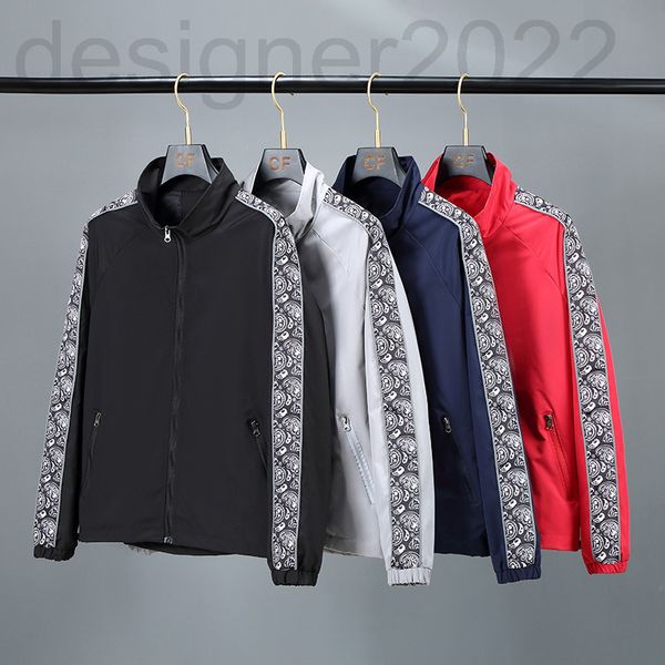 

men's jackets designer spring and autumn men's jacket students wear stand collar leisure sports long sleeved trend handsome kuzd, Black;brown