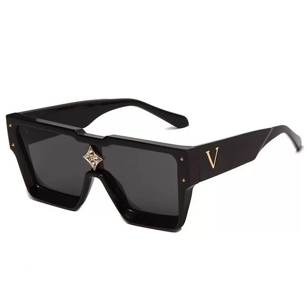 

2022fashion luxury men cyclone sunglasses z1547 vintage square frame rhomboid diamond glasses avant-garde unique style anti-ultraviolet come, White;black
