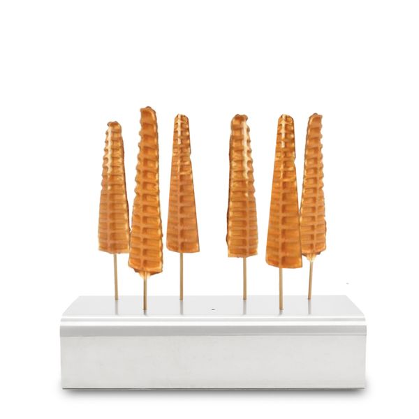 BEIJAMEI Aço inoxidável Lolly Waffle Stick Stand Stand para Waffle em um Stand Hot Dog Display Stands