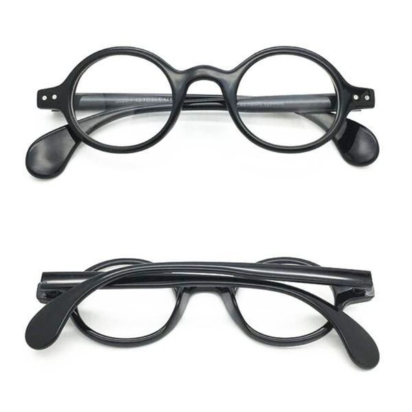 Moda de óculos de sol Quadrões vintage oval Rodada 42,70 mm Acetato Eyeglass Myopia Myens Womens Full Rim Retro Glasses Rx Ablefashion