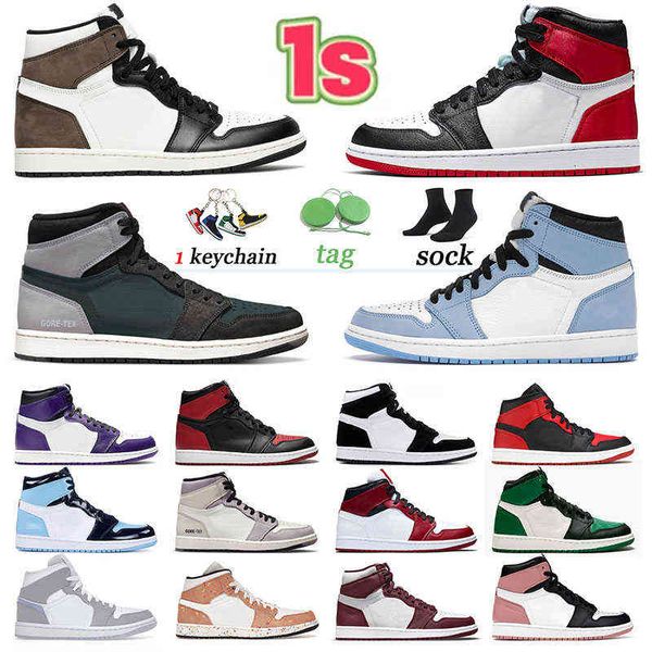 

ale jumpman 1 basketball shoes og high 1s running unc element black particle grey mens womens trainers light bone banned university blue