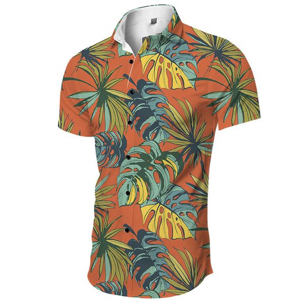 

men's polos men's shirt summer hawaiian style 3d printing short-sleeved fashion loose casual breathable trend clothing accessories, White;black