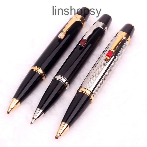 

bohemies mini ballpoint pen black resin and metal design office school supplies writing smooth ball pens with diamond serial, Blue;orange