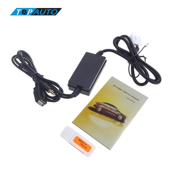 Auto Car USB AUX-In Adapter MP3-плеер Радиоинтерфейс для VW Audi Skoda Сиденье 12Pin