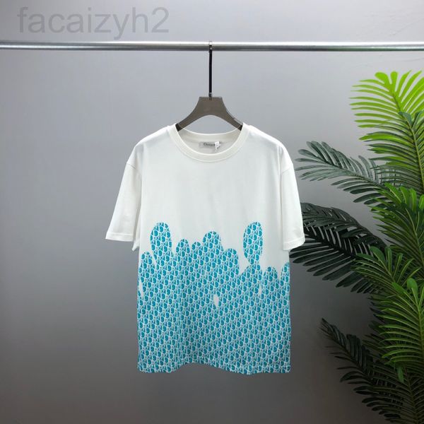 

men's t-shirts designer trendy european dr short sleeve t-shirt direct spray printed letters men's and women's same style ver, White;black