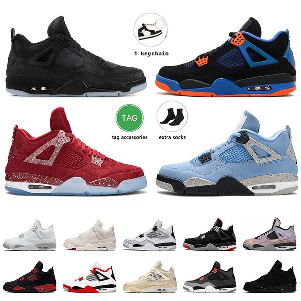 

jumpman 4 outdoor flat shoes cavs oklahoma new 4s basketball shoe size 47 university blue white oreo black cat court purple bred jordn4s sne