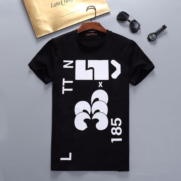 

fashionsummer brand men's designer t shirt clothessimple street cotton sports t-shirt casual t-shirt white black plus size m-xl3