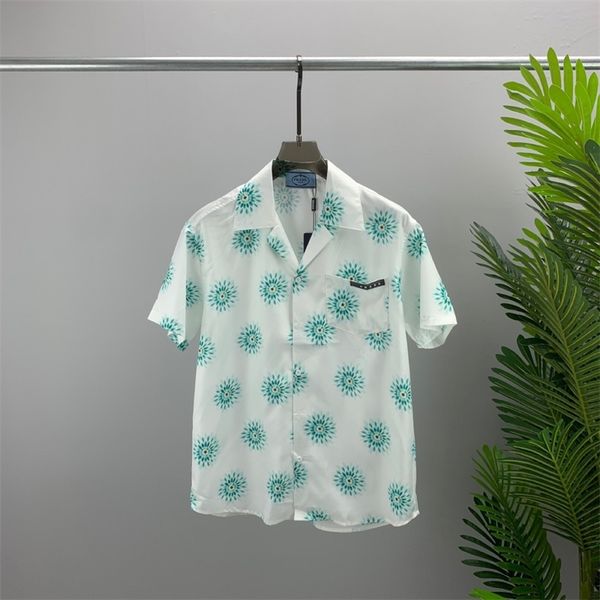 

71% off 2022 summer new trendy men's and women's clothing single short sleeve shirt with small zou letters printed all over, cardi, White;black