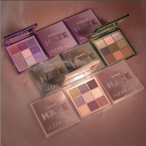 

2022 beauty haze obsessions eyeshadow palette khaki sand and purple limited edition