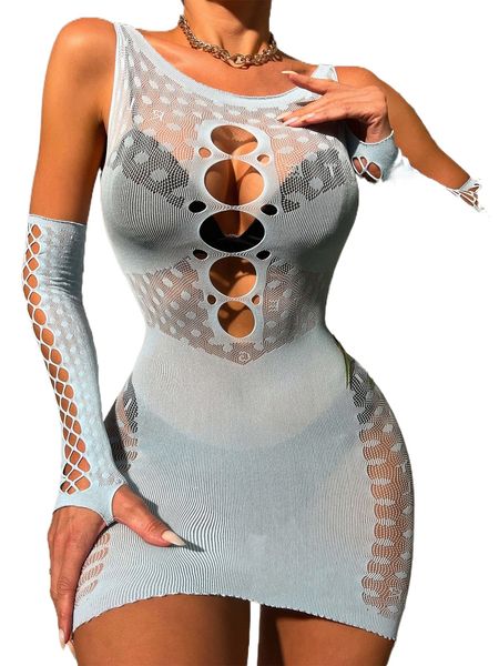 

cut out bodycon dress & arm sleeves without liner f2no#, Black;red