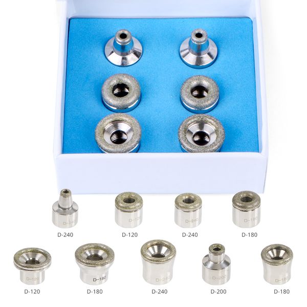 

9 pcs replacement diamond microdermabrasion dermabrasion tips stainless steel filter set with cotton filters perfections