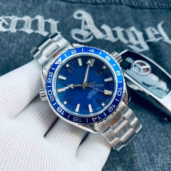 

mens watches mechanical seamaster wristwatch 007 same qp29 600m limited edition stainless steel bezel dive es wristmens moiss, Slivery;golden