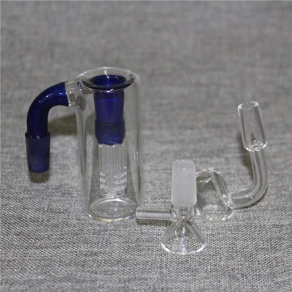 Narghilè 18mm ash catcher percset 90 raccoglitori di cenere di vetro bubbler qualità ashcatcher dab rig per bong adattatore narghilè