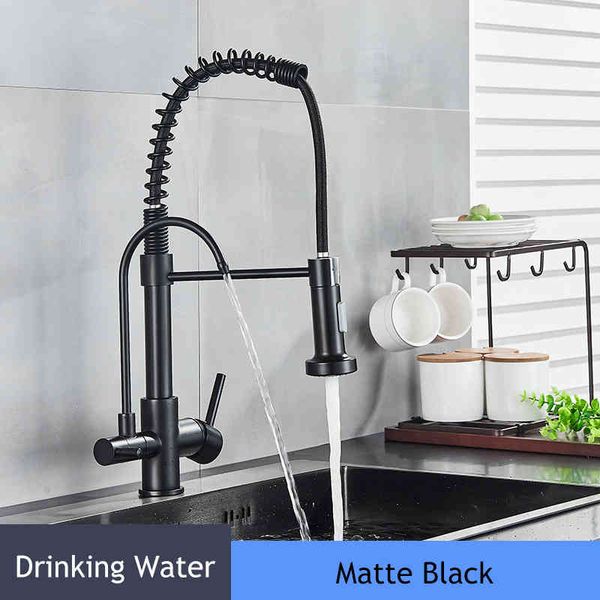 

kitchen faucets faucet three in one vegetable washing basin sink direct drinking water purifier multifunctional pull american spring xqnm