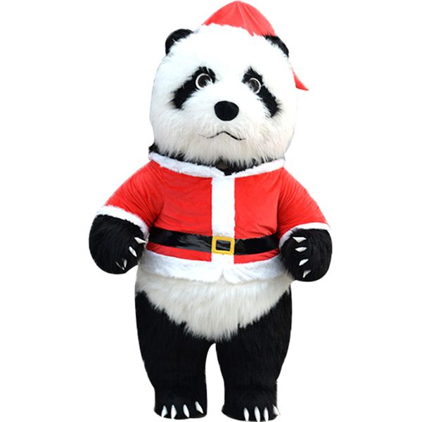 

mascot doll costume 2m 2.6m 3m advertising promotion inflatable polar bear panda mascot costume suit party game dress fursuit clothin, Red;yellow