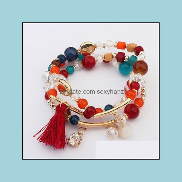 

charm bracelets beads for women black ball strand handmade rope braided bracelet dr sexyhanz dht0h, Golden;silver