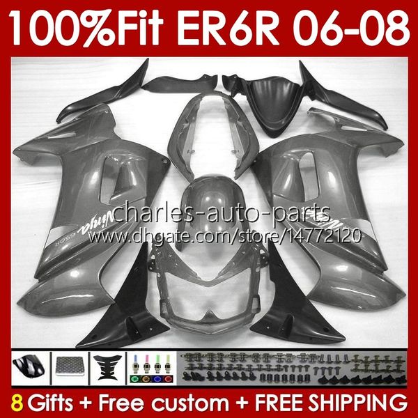 OEM кузова для кавасаки Ninja ER6 650 R ER 6 F 650R ER-6F 2006 2007 2008 Body 139NO.131 ER 6F 650-R рамка ER6F 06 07 08 650R-ER6F 06-08